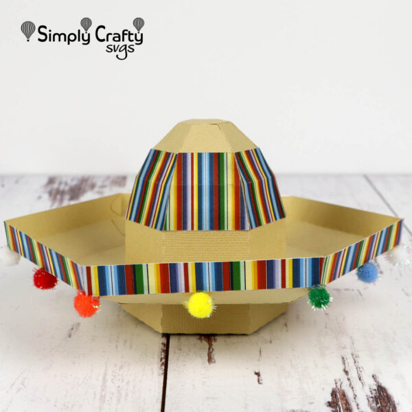 Fiesta Sombrero Box SVG