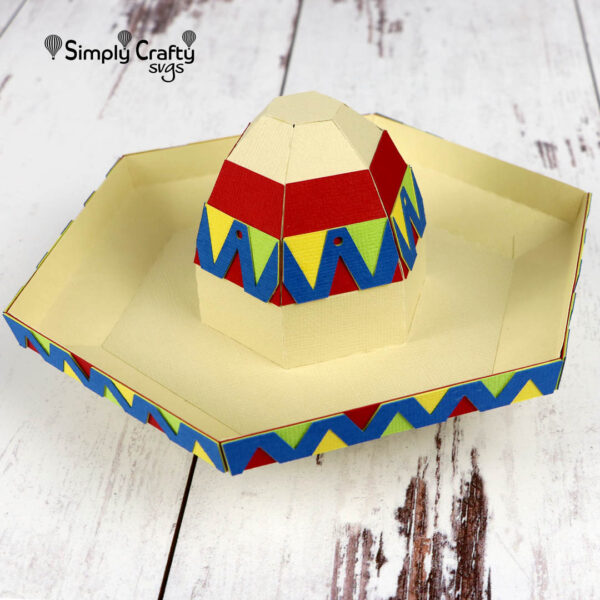 Fiesta Sombrero Box SVG