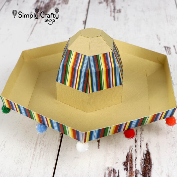 Fiesta Sombrero Box SVG