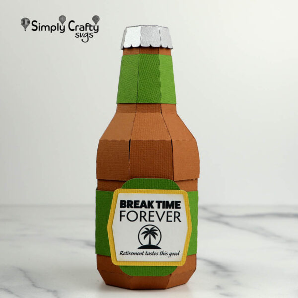 Beer Bottle Box SVG