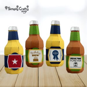 Beer Bottle Box SVG