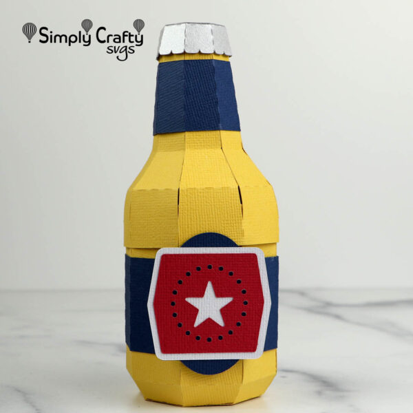 Beer Bottle Box SVG