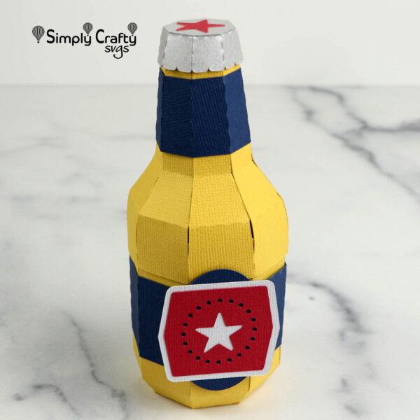 Beer Bottle Box SVG