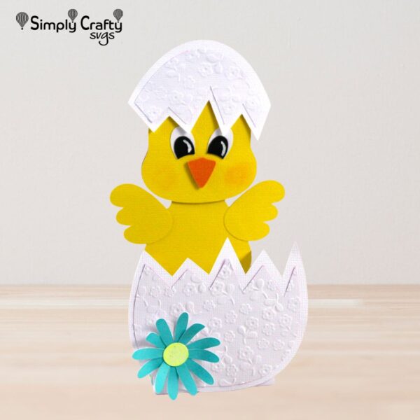 Easter Chick Treat Box SVG