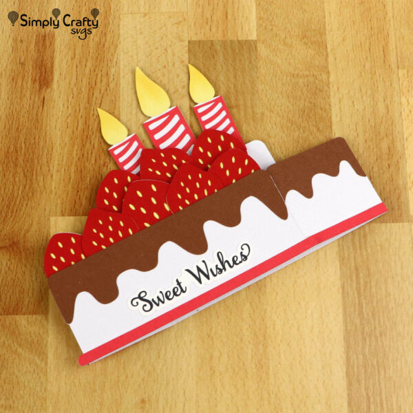 Strawberry Cake Card - Image 3