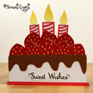 Strawberry Cake Card