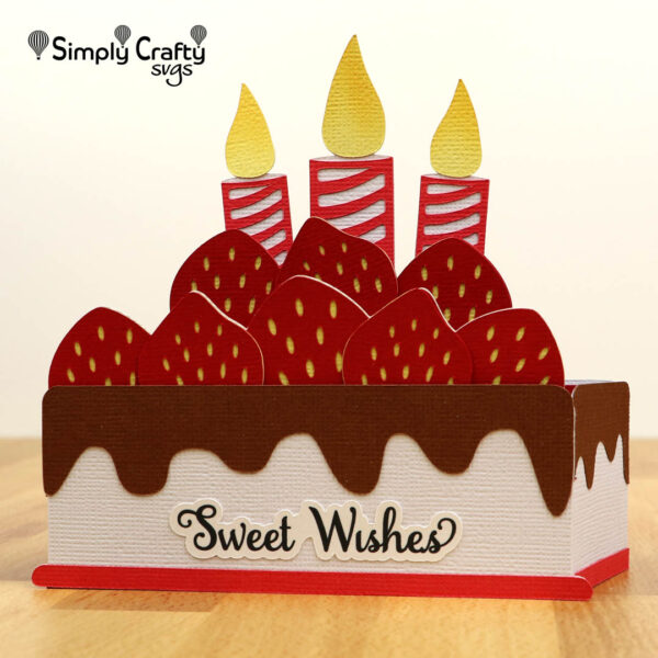 Strawberry Cake Card - Image 2