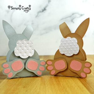Bunny Butt Treat Box SVG
