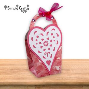 Decorative Heart Bag SVG
