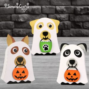 Dog Ghost Box SVG