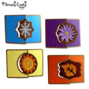 Seasons Swing Card Set SVG