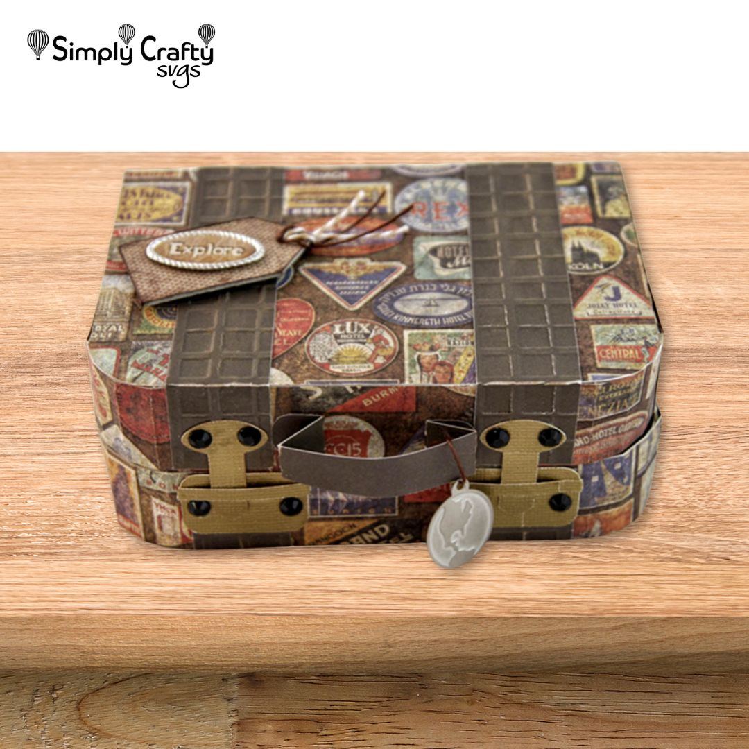 Vintage Suitcase SVG