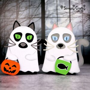 Cat Ghost Box SVG