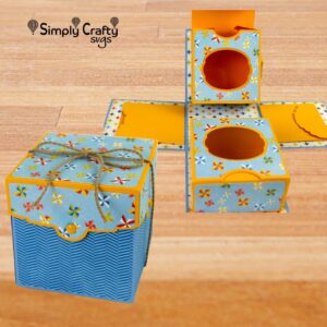 Explosion Box with 2 Boxes SVG