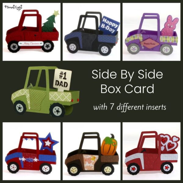 Side by Side Box Card SVG