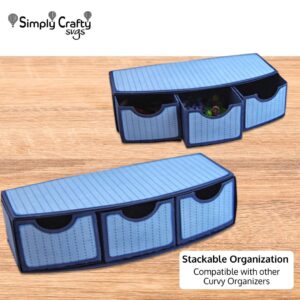 Curvy 3-Drawer Organizer SVG